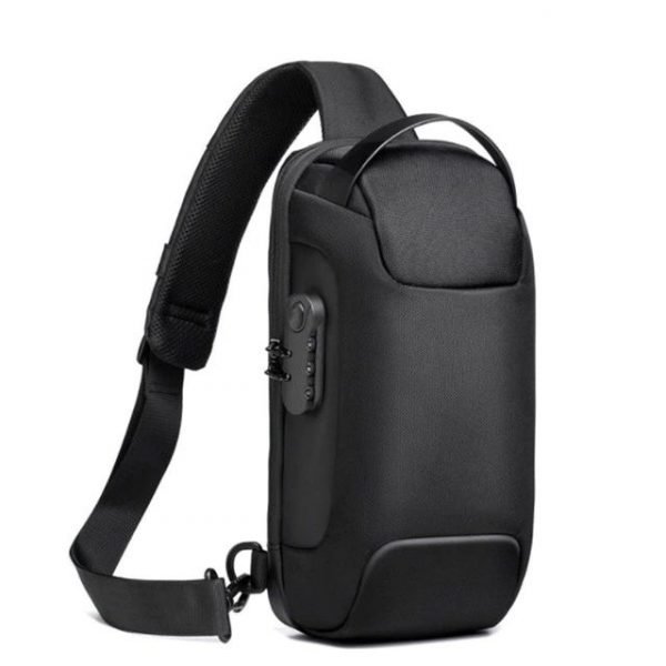 Waterproof USB Oxford Crossbody Bag Anti-theft Shoulder Sling - Anti ...