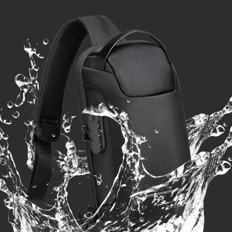 Waterproof USB Oxford Crossbody Bag Anti-theft Shoulder Sling
